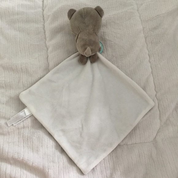 New Carter's "I Love Cuddles" Grey Bear Plush Baby Lovey 2017 Style #67254 - Picture 4 of 6